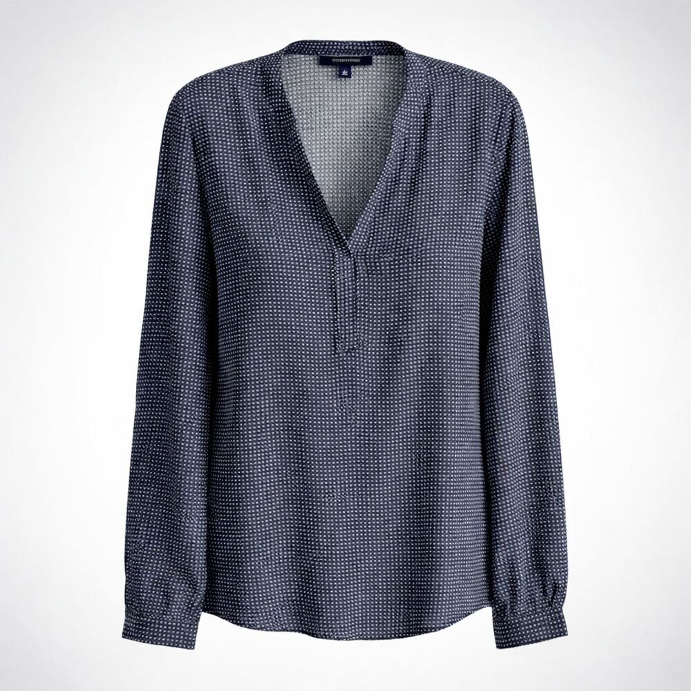 Tommy Hilfiger Navy Polka Dot Shirt XXL